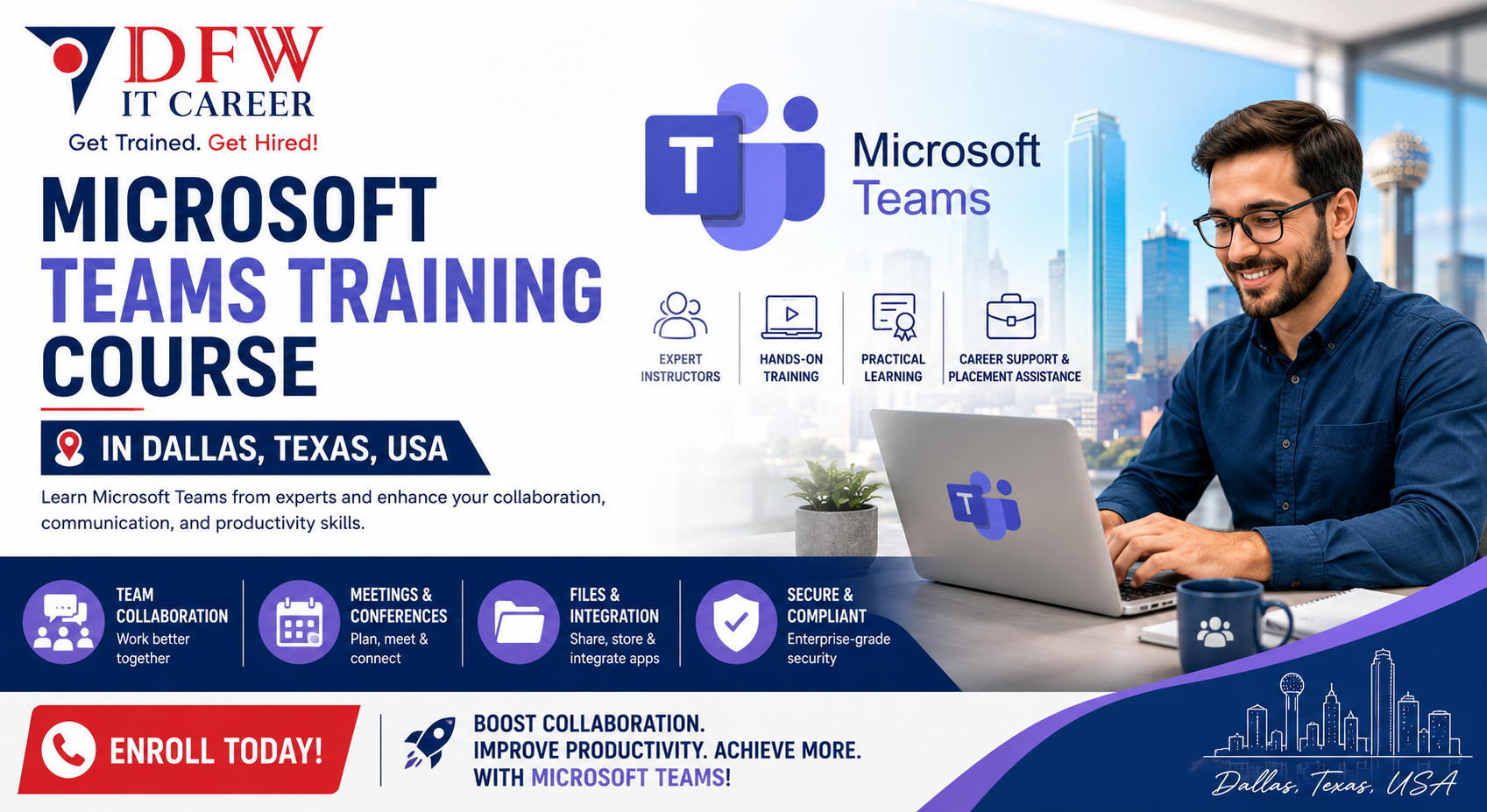 Microsoft Teams Training Course in Dallas, Texas, USA